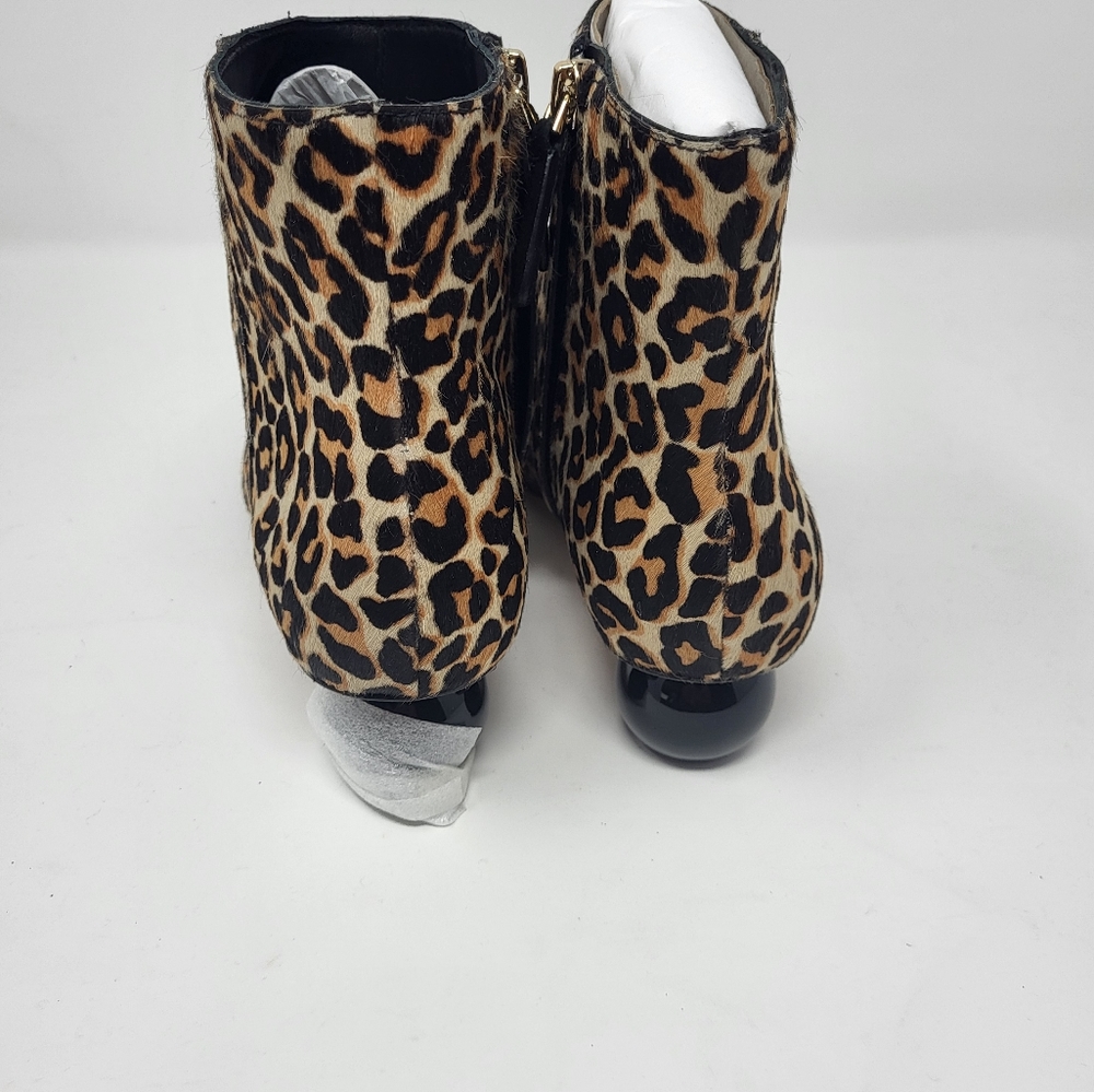 Kate Spade Sydney Leopard Print Calf Hair‎ Ankle Boots Booties 7.5 B - Picture 6 of 10